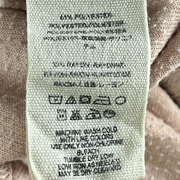 Free People Crushed Velvet Pink Milan Layering Top Sweatshirt Women Large Boho - Picture 6 of 8